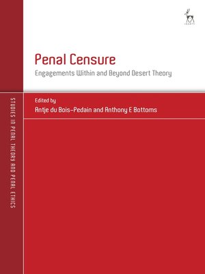 cover image of Penal Censure
